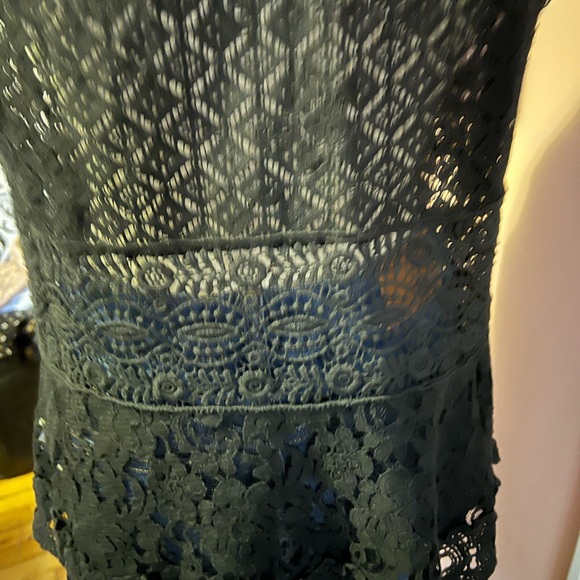 Knox Rose Lace Peplum Top - Picture 3 of 9